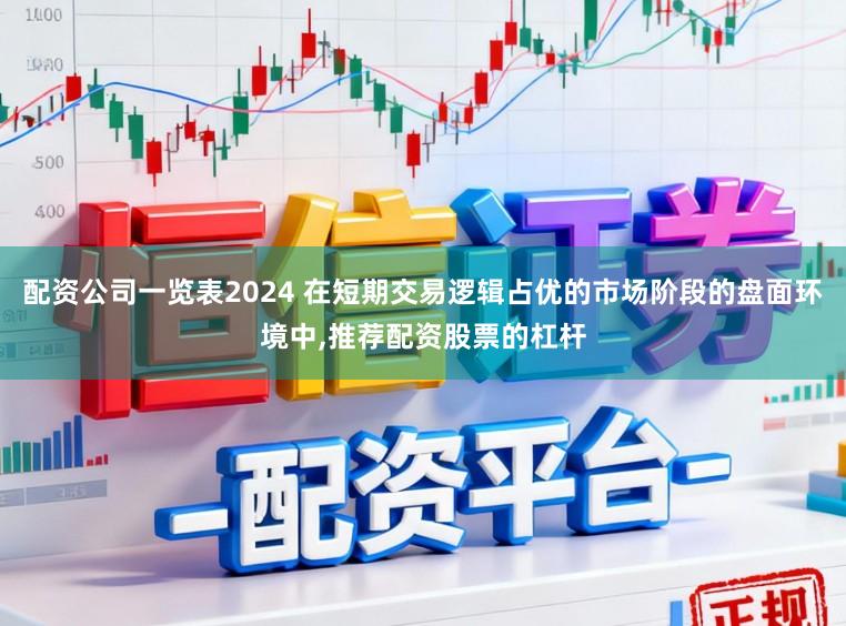 配资公司一览表2024 在短期交易逻辑占优的市场阶段的盘面环境中，推荐配资股票的杠杆